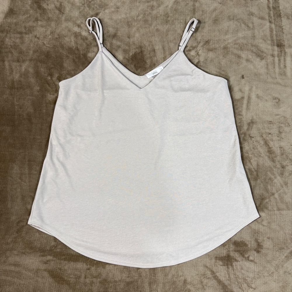 Talulah beige dressy tank top